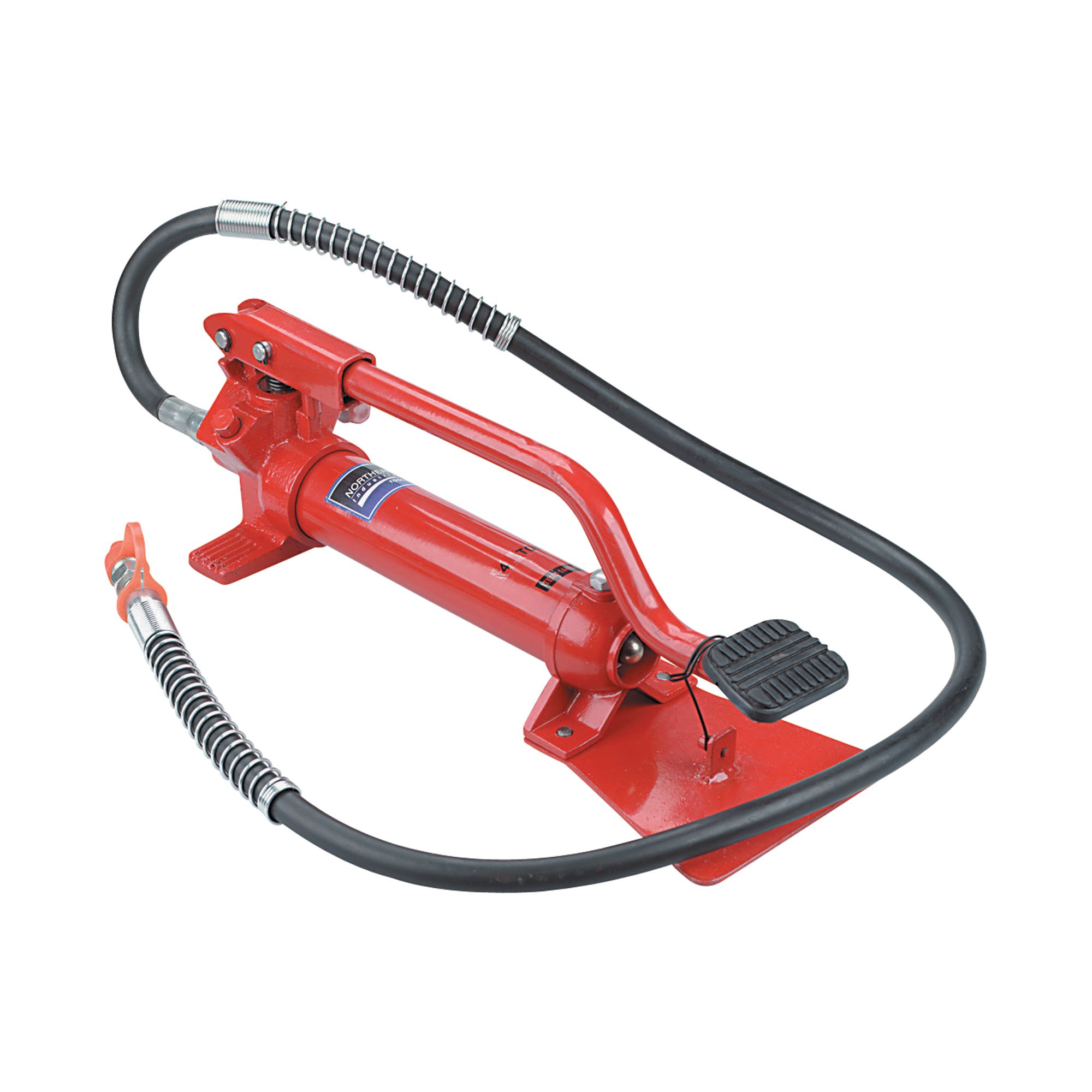Northern Industrial Hydraulic Foot/Hand Pump With Hose Northern Tool